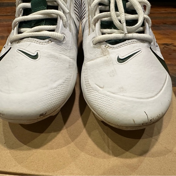 Nike Vapor Edge Pro 360 2 TB Football Cleats White / Green FJ1581-130 Size 7.5 - Picture 3 of 10